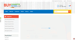 Desktop Screenshot of buycigarettefilters.com