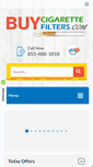 Mobile Screenshot of buycigarettefilters.com